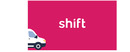 Shift brand logo for reviews of car rental and other services