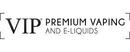 VIP Electronic Cigarette brand logo for reviews of E-smoking & Vaping