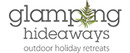 Glamping Hideaways brand logo for reviews of travel and holiday experiences