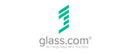 Glass brand logo for reviews of car rental and other services