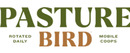 Pasturebird brand logo for reviews of food and drink products