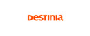 Destinia brand logo for reviews of travel and holiday experiences
