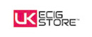 UK ECIG STORE brand logo for reviews of E-smoking & Vaping