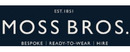 Moss Bros Hire brand logo for reviews of online shopping for Fashion products