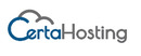 Certa Hosting brand logo for reviews of mobile phones and telecom products or services
