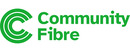 Community Fibre brand logo for reviews of mobile phones and telecom products or services