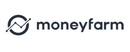 Moneyfarm brand logo for reviews of financial products and services