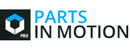 Parts in Motion brand logo for reviews of car rental and other services