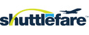 Shuttlefare brand logo for reviews of car rental and other services