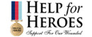 Help for Heroes brand logo for reviews of Good Causes & Charities