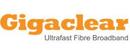 Gigaclear brand logo for reviews of mobile phones and telecom products or services