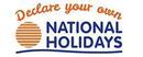 National Holidays brand logo for reviews of travel and holiday experiences