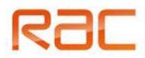 RAC Breakdown brand logo for reviews of car rental and other services