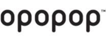 Opopop brand logo for reviews of food and drink products