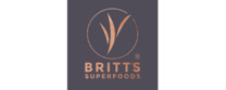 Britt's Superfoods brand logo for reviews of diet & health products