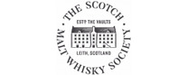 The Scotch Malt Whisky Society brand logo for reviews of food and drink products
