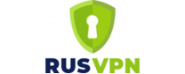 RusVPN brand logo for reviews of Software Solutions