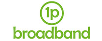 1pBroadband brand logo for reviews of mobile phones and telecom products or services