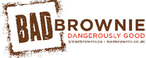 Bad Brownie brand logo for reviews of food and drink products