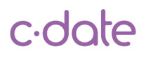 C-date brand logo for reviews of dating websites and services