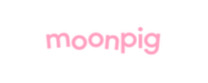 Moonpig brand logo for reviews of online shopping for Gift shops products