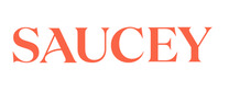 Saucey brand logo for reviews of food and drink products