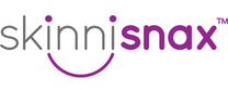 Skinni Snax brand logo for reviews of food and drink products