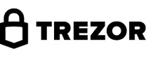 Trezor brand logo for reviews of financial products and services