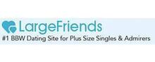 LargeFriends brand logo for reviews of dating websites and services