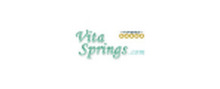 Vitasprings brand logo for reviews of food and drink products