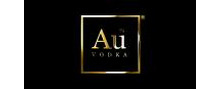 AU Vodka brand logo for reviews of food and drink products