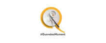 Quandoo brand logo for reviews of food and drink products