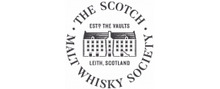 The Scotch Malt Whisky Society brand logo for reviews of food and drink products
