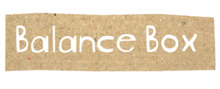 Balance Box brand logo for reviews of food and drink products