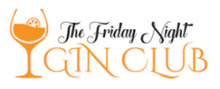 The Friday Night Gin Club brand logo for reviews of food and drink products