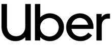 Uber brand logo for reviews of car rental and other services