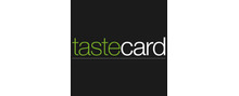 Tastecard brand logo for reviews of food and drink products