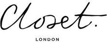 Closet London brand logo for reviews of online shopping for Fashion products