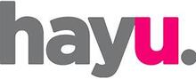 Hayu brand logo for reviews of mobile phones and telecom products or services