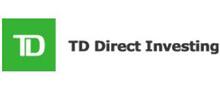 TD Direct Investing brand logo for reviews of financial products and services