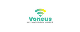 Voneus brand logo for reviews of mobile phones and telecom products or services