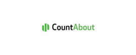 Countabout brand logo for reviews of financial products and services