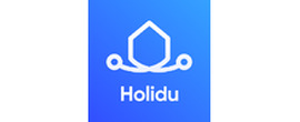 Holidu brand logo for reviews of travel and holiday experiences