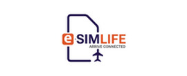 ESIM Life brand logo for reviews of mobile phones and telecom products or services