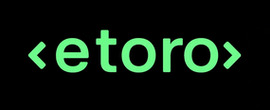EToro brand logo for reviews of financial products and services