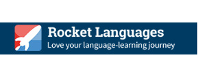 Rocket Languages brand logo for reviews of Education