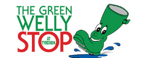 The Green Welly Stop brand logo for reviews of food and drink products